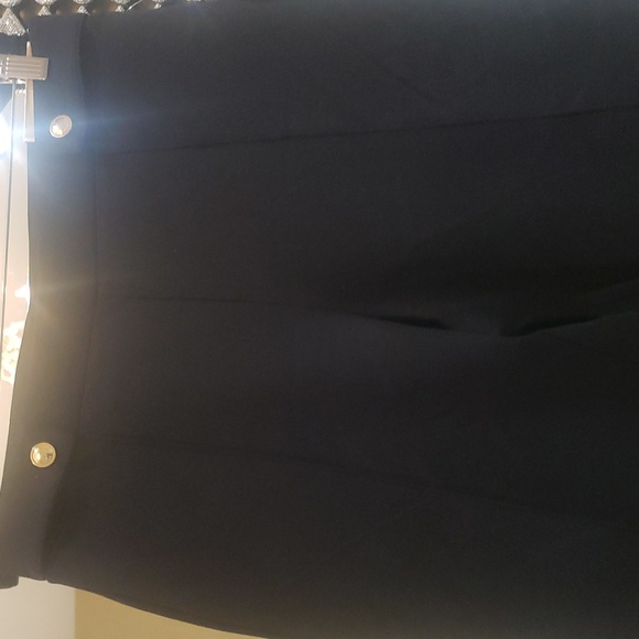 Nwt Michael Kors large pull on black pants straight legs - Picture 4 of 12